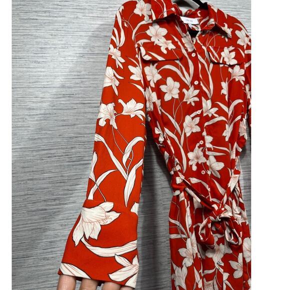NWTS REISS Tilda Print Shirt Dress / Size-4 - Picture 3 of 16